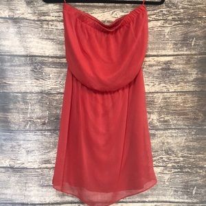 Express strapless dress